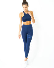 Load image into Gallery viewer, Taia Navy Blue Leggings
