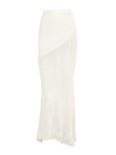 Load image into Gallery viewer, Emera Tied Long Sleeve Top and Skirt Cover Up Set
