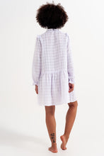 Load image into Gallery viewer, Vana Voluminous Mini Dress With Ruffles in White
