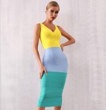 Load image into Gallery viewer, Kash V-Neck Bandage Dress
