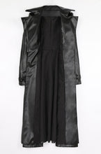 Load image into Gallery viewer, Belinda Long Leather Trench Coat
