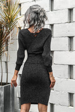 Load image into Gallery viewer, Halle Dolman Sleeve Rib-Knit Top and Skirt Set
