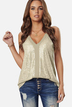 Load image into Gallery viewer, Sahara Sequin Racerback Tank
