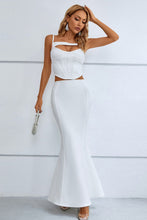 Load image into Gallery viewer, Sadie Cutout Seam Detail Cami and Fishtail Skirt Set
