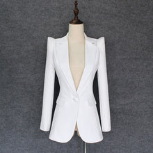 Load image into Gallery viewer, Kelaya Soaring Shoulders Single Button Blazer
