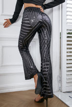 Load image into Gallery viewer, Thalia Double Take Sequin High Waist Flared Pants
