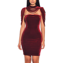 Load image into Gallery viewer, Skylar Velvet Mini Dress
