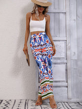 Load image into Gallery viewer, Printed High-Rise Wide Leg Pants
