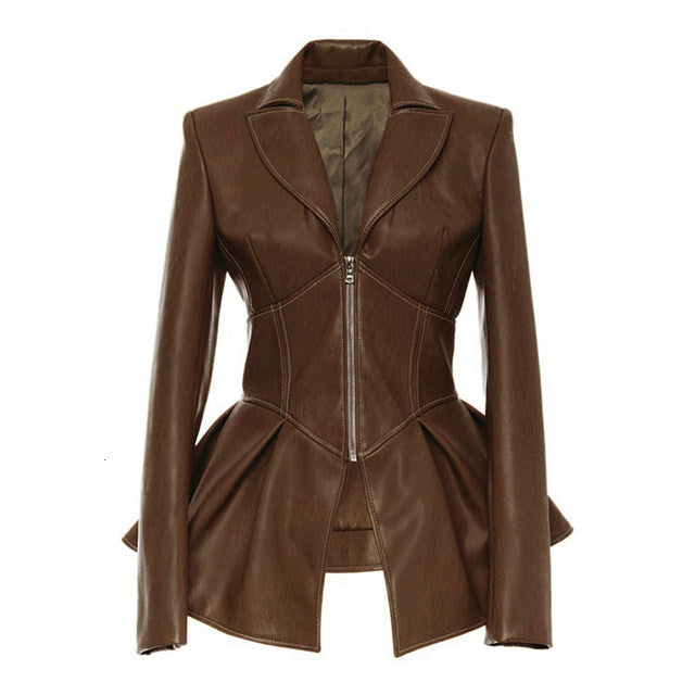 Abana Lapel Collar Jacket