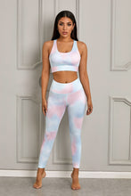 Load image into Gallery viewer, Porsha Printed Sports Bra and Leggings Pair
