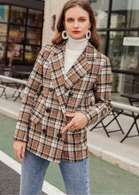 Load image into Gallery viewer, Brigid Night Plaid Blazer
