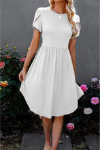 Load image into Gallery viewer, Round Neck Short Sleeve Dress
