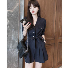 Load image into Gallery viewer, Gracie Short Sleeve Wide Leg Romper
