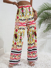 Load image into Gallery viewer, Printed High-Rise Wide Leg Pants
