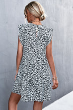 Load image into Gallery viewer, Leopard Round Neck Mini Dress
