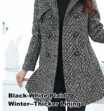 Load image into Gallery viewer, Sandra Turtleneck Tweed Coat
