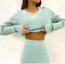 Load image into Gallery viewer, Rohana Two-Piece Knitted Set
