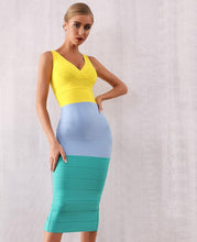 Load image into Gallery viewer, Kash V-Neck Bandage Dress
