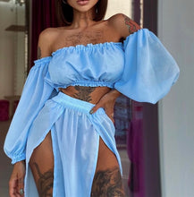 Load image into Gallery viewer, Lindiwe Diamond Two Piece Swimsuit Cover Up
