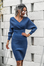 Load image into Gallery viewer, Halle Dolman Sleeve Rib-Knit Top and Skirt Set
