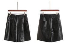 Load image into Gallery viewer, Inina PU Leather Shorts
