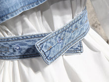 Load image into Gallery viewer, Toni Tone Cross Denim Vest
