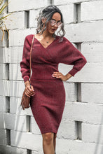 Load image into Gallery viewer, Halle Dolman Sleeve Rib-Knit Top and Skirt Set
