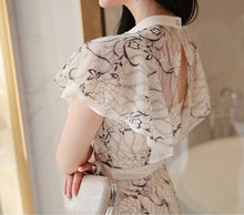 Load image into Gallery viewer, Sarnai Lace Floral Printed Dress
