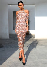 Load image into Gallery viewer, Laria Beige Sequin Dress
