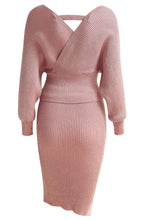 Load image into Gallery viewer, Halle Dolman Sleeve Rib-Knit Top and Skirt Set
