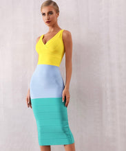 Load image into Gallery viewer, Kash V-Neck Bandage Dress
