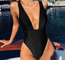 Load image into Gallery viewer, High Waist One Piece Swimsuit
