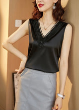 Load image into Gallery viewer, Tara V-Neck Satin Blouse
