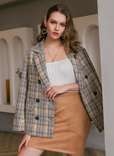 Load image into Gallery viewer, Brigid Night Plaid Blazer
