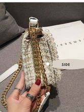 Load image into Gallery viewer, Square Pearl Crossbody Bag
