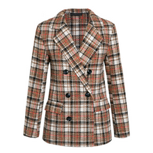 Load image into Gallery viewer, Brigid Night Plaid Blazer
