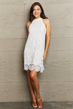 Load image into Gallery viewer, Lace Round Neck Sleeveless Dress
