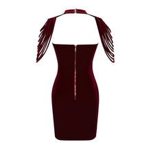 Load image into Gallery viewer, Skylar Velvet Mini Dress
