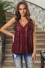 Load image into Gallery viewer, Sahara Sequin Racerback Tank
