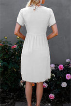 Load image into Gallery viewer, Round Neck Short Sleeve Dress
