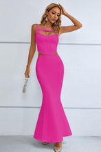 Load image into Gallery viewer, Sadie Cutout Seam Detail Cami and Fishtail Skirt Set
