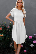 Load image into Gallery viewer, Round Neck Short Sleeve Dress
