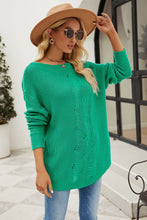 Load image into Gallery viewer, Rory Boat Neck Dropped Shoulder Knit Top
