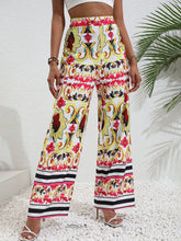 Load image into Gallery viewer, Printed High-Rise Wide Leg Pants
