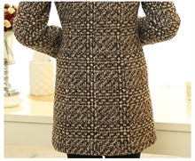 Load image into Gallery viewer, Sandra Turtleneck Tweed Coat
