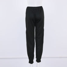 Load image into Gallery viewer, High Split Zipper Mid Waist Wide Leg Trousers
