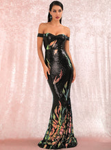 Load image into Gallery viewer, Madeline Sequins Slim Fishtail Dress
