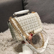 Load image into Gallery viewer, Square Pearl Crossbody Bag
