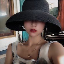 Load image into Gallery viewer, Bell Shaped Straw Hat
