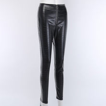 Load image into Gallery viewer, Maci Faux Crocodile Leather Pants
